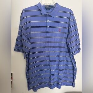 Men’s Polo Ralph Lauren Golf Striped Shirt-Size XL